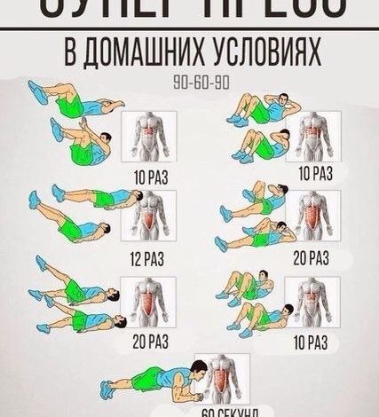 Photo of «Топ-7 лучших упражнений для пресса»