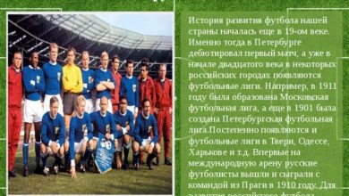 Photo of «История развития футбола»